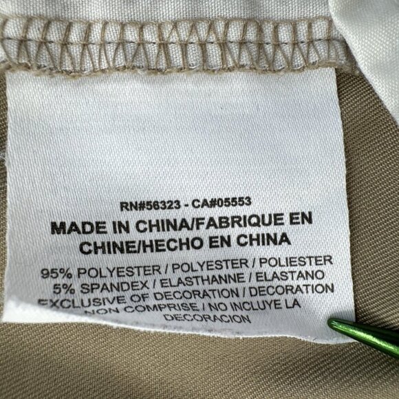 Nike Golf Pants Mens 40x30 Khaki Performance Dri Fit Tech Stretch Flat Casual - Picture 9 of 13